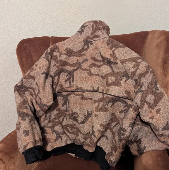 Sleeping Indian Designs Wool Jacket - Picture 5 of 5